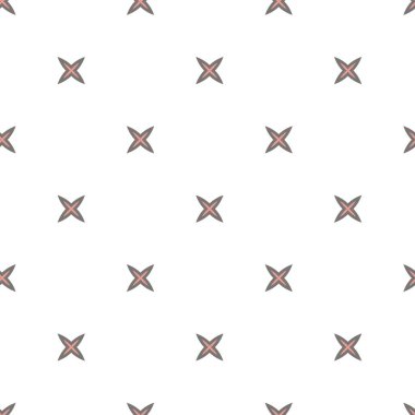 Geometrik şekilli kusursuz desen, vektör illüstrasyonu