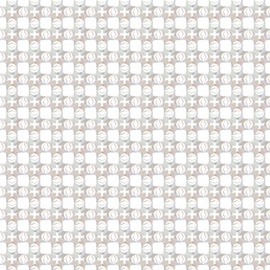 Geometrik şekilli kusursuz desen, vektör illüstrasyonu