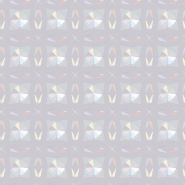 Geometrik şekilli kusursuz desen vektör çizimi