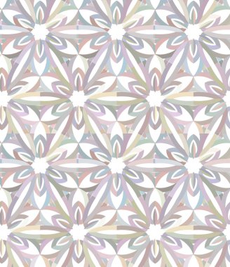 Geometrik şekilli kusursuz desen vektör çizimi