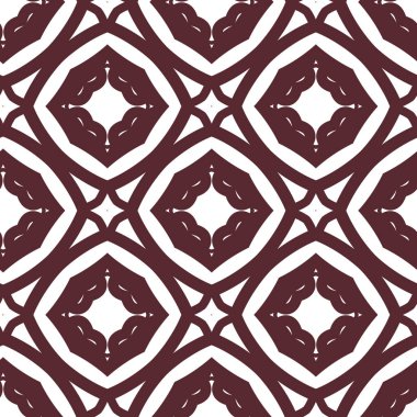 Geometrik şekilli kusursuz desen, vektör illüstrasyonu