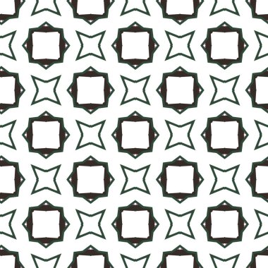 Geometrik şekilli kusursuz desen vektör çizimi