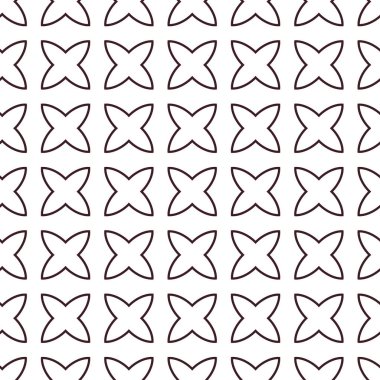 Geometrik şekilli kusursuz desen vektör çizimi