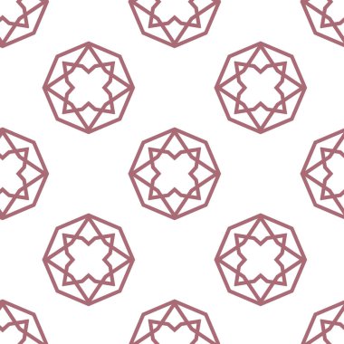 Geometrik şekilli kusursuz desen vektör çizimi