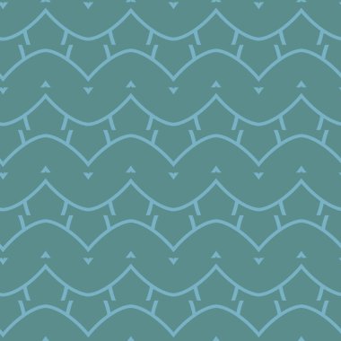 Geometrik şekilli kusursuz desen vektör çizimi