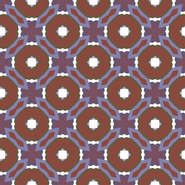 Geometrik şekilli kusursuz desen vektör çizimi