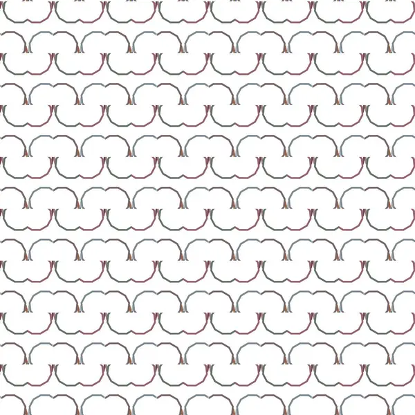 Padrão Sem Costura Com Formas Geométricas Ilustração Vetorial — Vetor de Stock