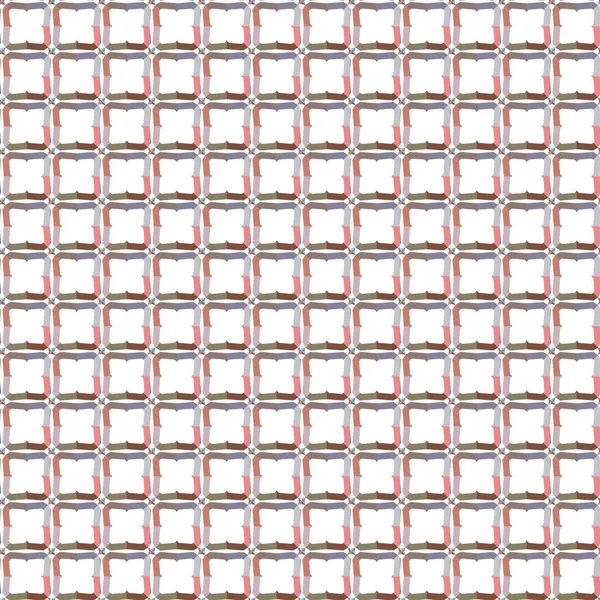 Nahtlose Muster Mit Geometrischen Formen Vektorillustration — Stockvektor