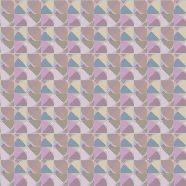 Geometrik şekilli kusursuz desen vektör çizimi