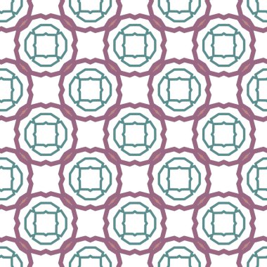 Geometrik şekilli kusursuz desen vektör çizimi