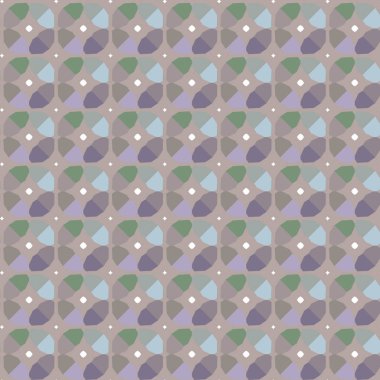 Geometrik şekilli kusursuz desen, vektör illüstrasyonu