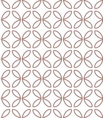 Geometrik şekilli kusursuz desen vektör çizimi