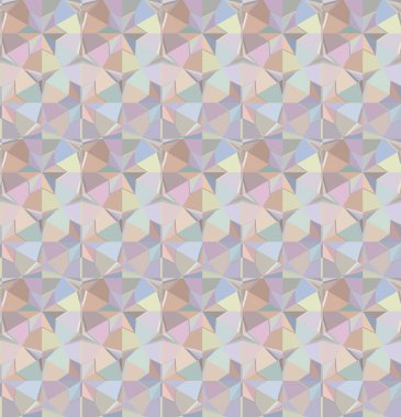 Geometrik şekilli kusursuz desen, vektör illüstrasyonu