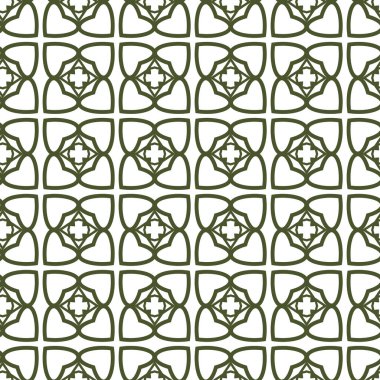 Geometrik şekilli kusursuz desen vektör çizimi