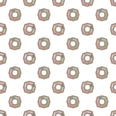 Geometrik şekilli kusursuz desen, vektör illüstrasyonu