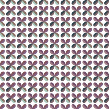 Geometrik şekilli kusursuz desen, vektör illüstrasyonu