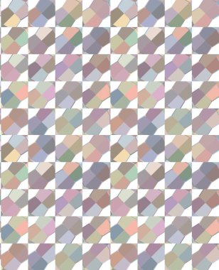 Geometrik şekilli kusursuz desen, vektör illüstrasyonu