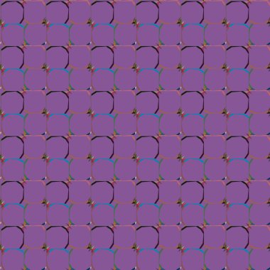 Geometrik şekilli kusursuz desen, vektör illüstrasyonu