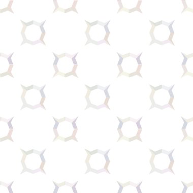 Geometrik şekilli kusursuz desen, vektör illüstrasyonu