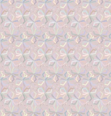 Geometrik şekilli kusursuz desen, vektör illüstrasyonu