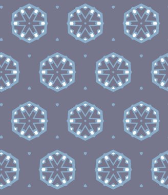 Geometrik şekilli kusursuz desen vektör çizimi