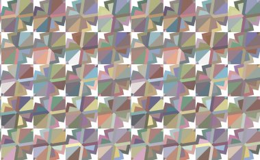 Geometrik şekilli kusursuz desen vektör çizimi