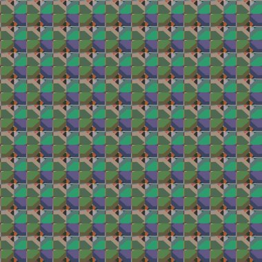 Geometrik şekilli kusursuz desen vektör çizimi