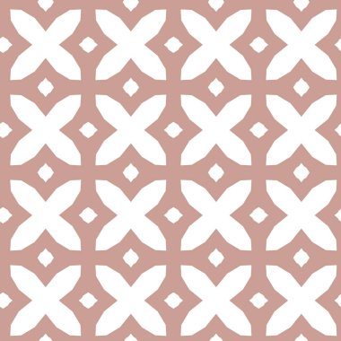 Geometrik şekilli kusursuz desen vektör çizimi