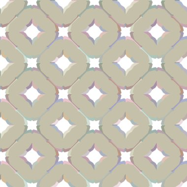 Geometrik şekilli kusursuz desen, vektör illüstrasyonu