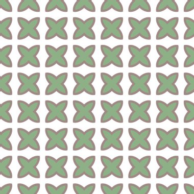 Geometrik şekilli kusursuz desen vektör çizimi