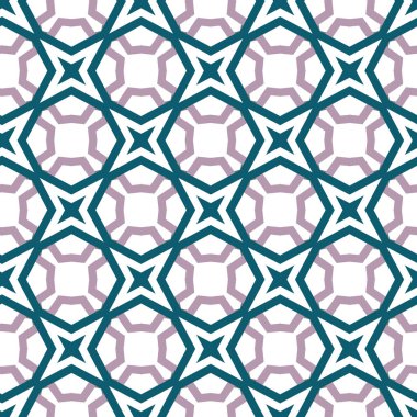 Geometrik şekilli kusursuz desen vektör çizimi