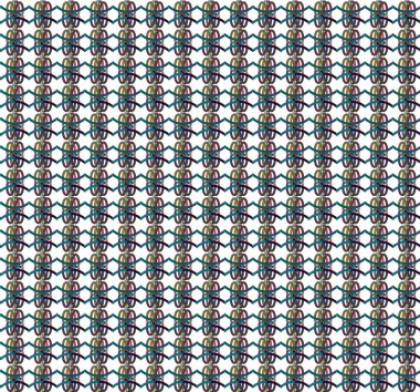 Geometrik şekilli kusursuz desen vektör çizimi