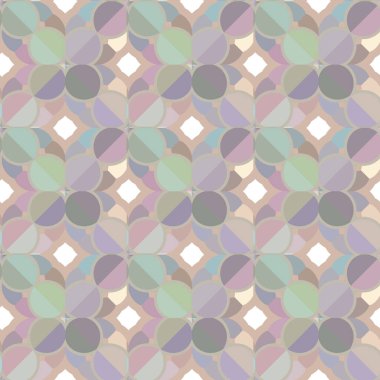 Geometrik şekilli kusursuz desen vektör çizimi