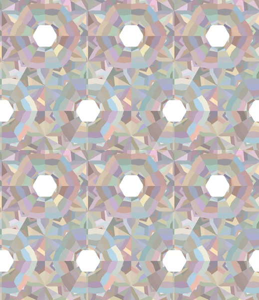 Patrón Ornamental Geométrico Sin Costuras Fondo Abstracto — Vector de stock