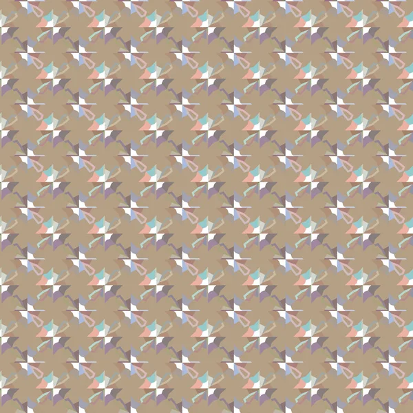 Geometrik şekilli kusursuz desen, vektör illüstrasyonu