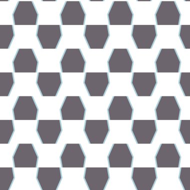 Geometrik şekilli kusursuz desen, vektör illüstrasyonu