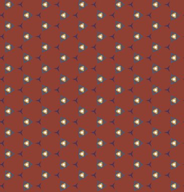 Geometrik şekilli kusursuz desen vektör çizimi