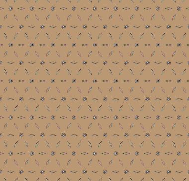 Geometrik şekilli kusursuz desen vektör çizimi