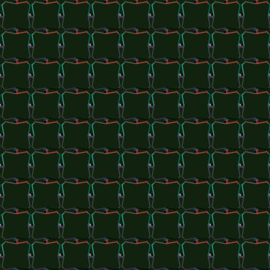 Geometrik şekilli kusursuz desen, vektör illüstrasyonu