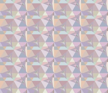 Geometrik şekilli kusursuz desen, vektör illüstrasyonu