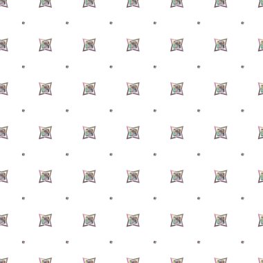 Geometrik şekilli kusursuz desen, vektör illüstrasyonu