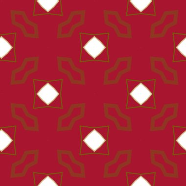 Geometrik şekilli kusursuz desen vektör çizimi