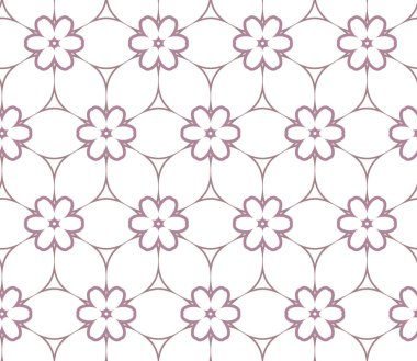 Geometrik şekilli kusursuz desen vektör çizimi