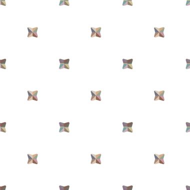 Geometrik şekilli kusursuz desen, vektör illüstrasyonu