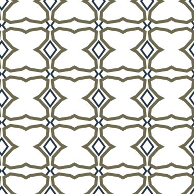 Geometrik şekilli kusursuz desen, vektör illüstrasyonu