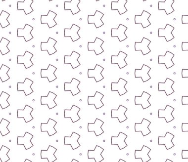Geometrik şekilli kusursuz desen vektör çizimi
