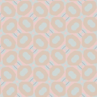 Geometrik şekilli kusursuz desen vektör çizimi