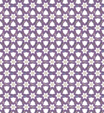 Geometrik şekilli kusursuz desen vektör çizimi