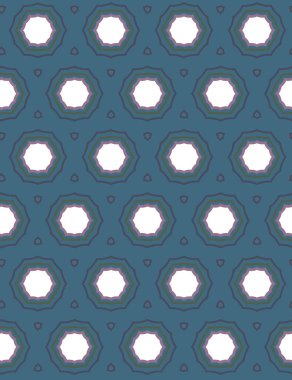 Geometrik şekilli kusursuz desen vektör çizimi