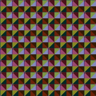 Geometrik şekilli kusursuz desen vektör çizimi